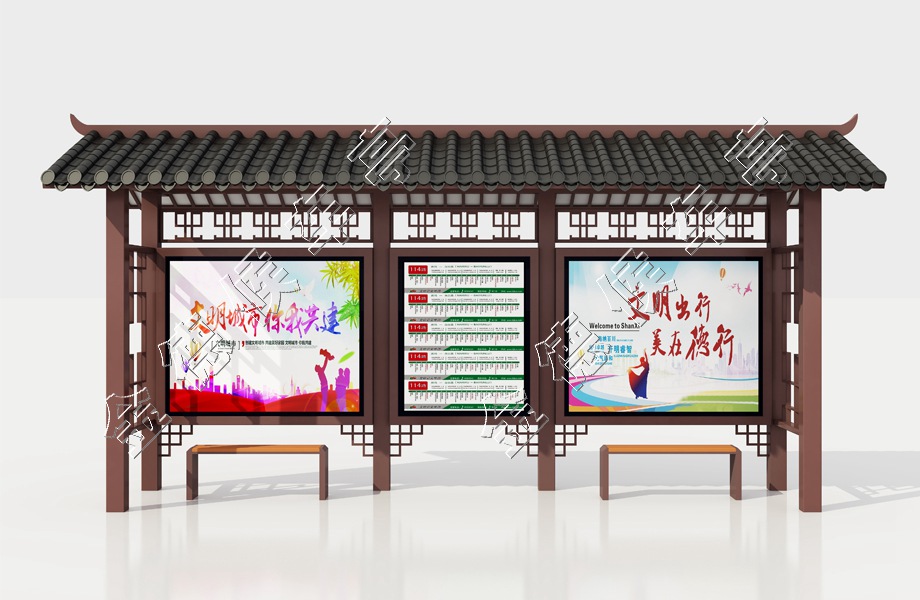 JD-仿古候车亭003
