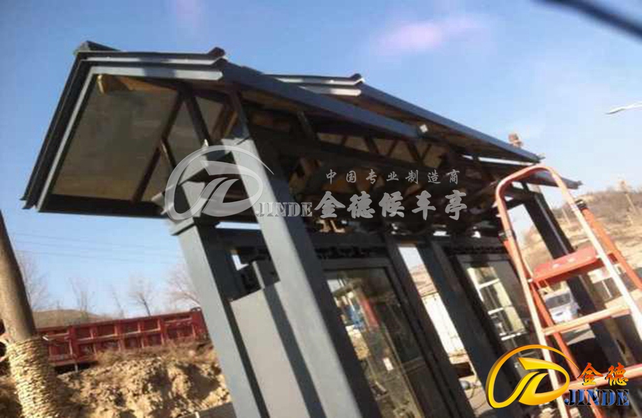 山西候车亭安装使用实景